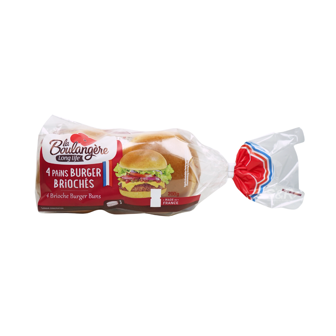 La Boulangère 4-piece Burger Brioches 200g